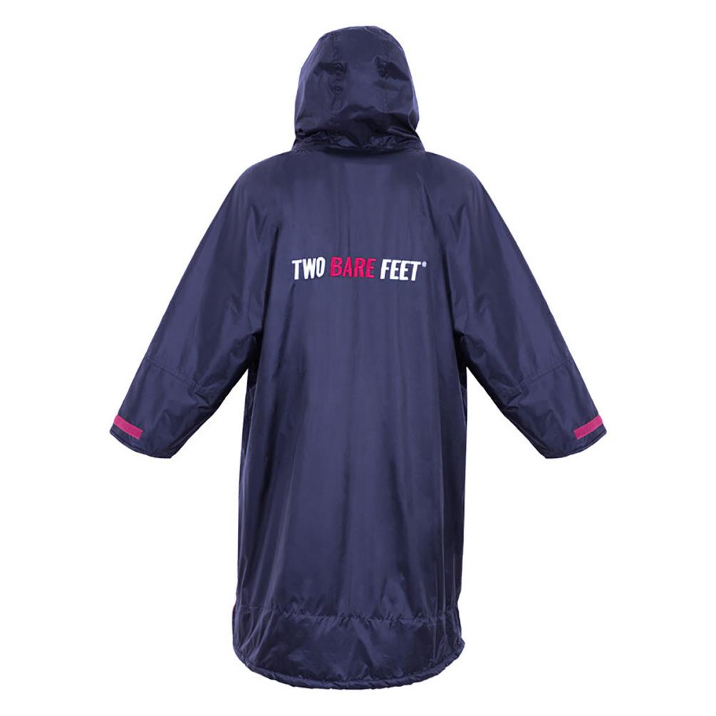 Two Bare Feet Kids Weatherproof Changing Robe & Changing Mat - Navy / Raspberry Extra Image 1